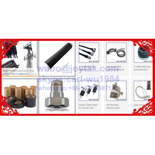 Factory made Premium quality DIN 7/16 connector male 1/2 feeder cable all brass PTFE dielectric for China Mobile