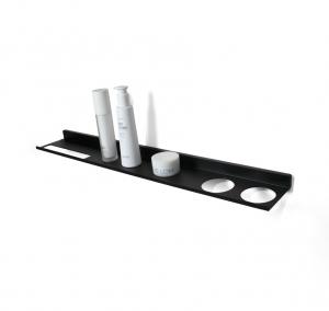 Quality 750mm Length Aluminum Wall Mounted L Floating Shelves For Bathroom wholesale