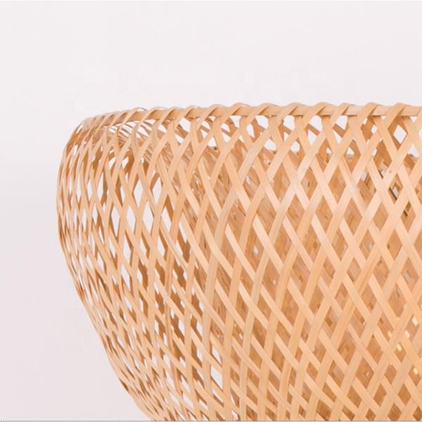 Weaving rattan wicker bamboo floor lamp for living room minimalist light(WH-WFL-16)