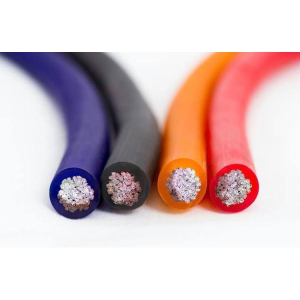 Soft PVC Jacket Low Voltage Cars 0 2 4 6 8 AWG Gauge Insulation Material PVC Car Audio Subwoofer Amplifier Power Cable