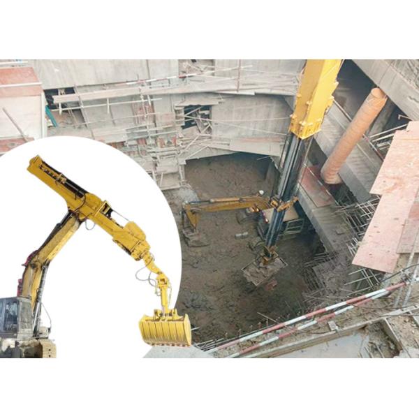 35m Excavator Telescopic Dipper Arm For Construction Work Big Bucket Capacity