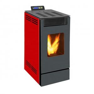 Quality CE ISO Red Wood Pellet Stove 10KW Pellet Heater Indoor wholesale