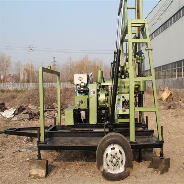 4-Wheel Hydraulic Tower Core Drilling Rig/Hydraulic Geotechnical Sample Investigation Core Drilling Rig