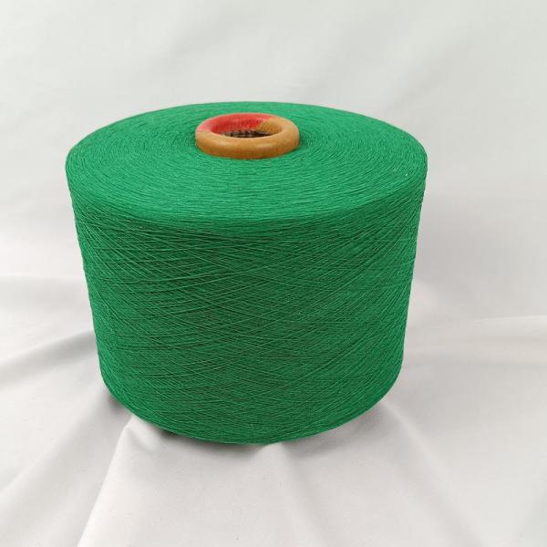 Ne 8/1 Red / Green Recycled Cotton Yarn For Weaving Hammock Chair