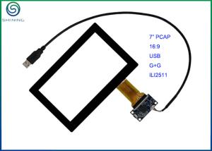 Quality COB Type 7&quot; Projected Capacitive Touch Screen For Industrial Monitor With USB Interface ILITEK 2511 Controller wholesale