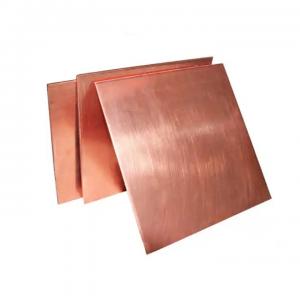 Quality 99.9% Purity 0.5 Mm Copper Sheet Metal ASTM C10100 C11000 3mm Polished Copper Sheet wholesale