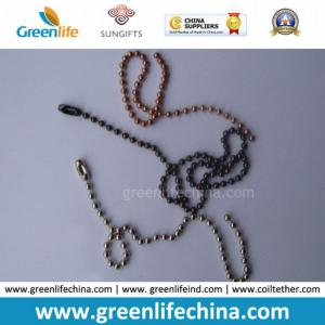 China Customized Silver/Gunmetal Black/Rose Gold Bead Ball Jewelry Chain on sale