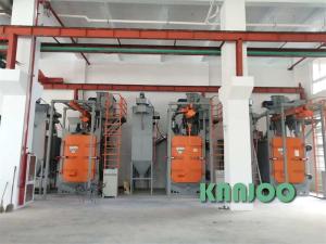 China Shot Blasting Hook Type Blast Machine With Low Noise Level Cleaning Method on sale
