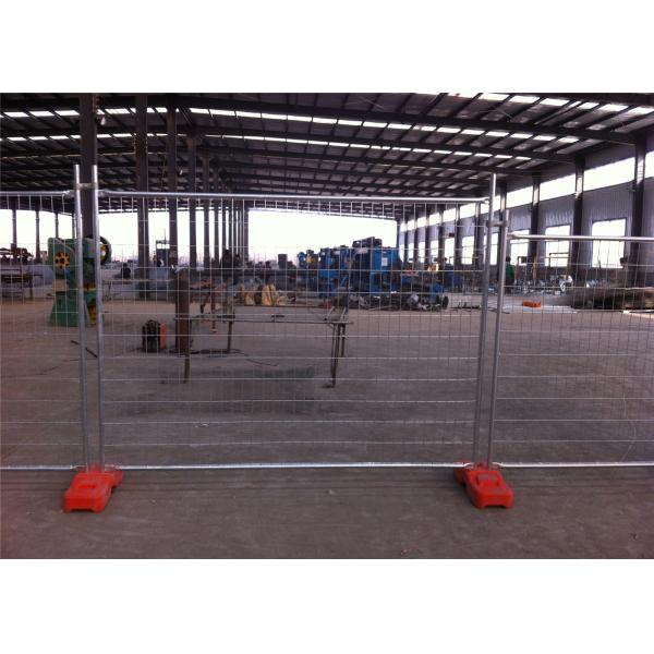 Durable Temporary Construction Fence Panels 60mmx150mmx4.0mm Mesh Opening