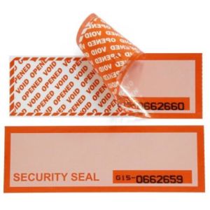 VOID Material Warranty Void Non Removable Labels,Tamper Evident Honeycomb