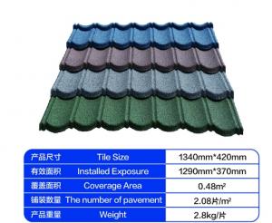 Quality South africa hot rain stone coated metal roof tile wholesale