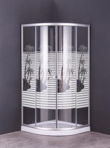 China Sliding Glass Door Shower Enclosure , Bathroom Shower Stalls Easy Installation on sale