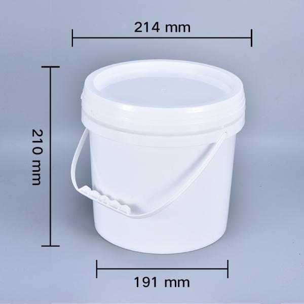 Professional 5L Food Grade PP Storage Container with Lid and Plastic Handle