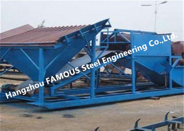 Cheap Structural Steel Frames For Stacker Feed Conveyor And Bridge Reclaimer Hopper for sale