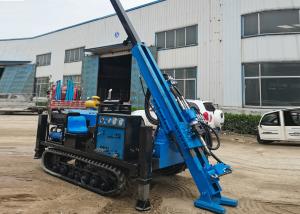 Quality 0-80 Rpm Dth Crawler Mounted Drill Rig 280 Meters Depth wholesale