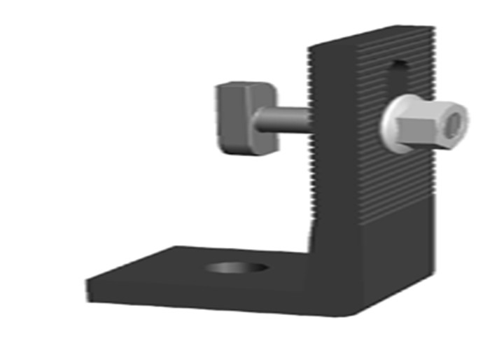 Durable Solar Mounting Accessories Module Bracket Components Frameless Panel