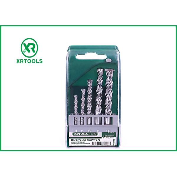 Carbide Tipped Metric Masonry Drill Bits 4 - 10mm Size For Granite / Stones