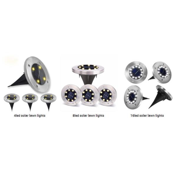 Water - Resistant Solar LED Garden Lights 8 - 12 Hours Working Time CE Certification