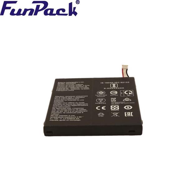 450mAh 3.8V Wearable Device Battery Li Ion Polymer Material With PCB