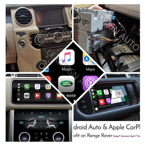 5.8G Carplay Infotainment System , Apple Carplay Interface Discovery Sport 2016