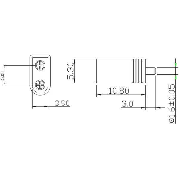 TX30UPB Power Battery Connector , Lithium Battery Aircraft Connector For RC Battery