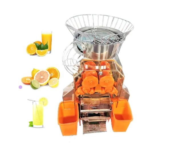 Cheap PLC Fresh Squeezed Orange Juice Machine Lemon Pomegranate Extracting 120W for sale