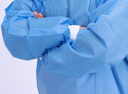 Durable Disposable Surgical Gown / Sterile Surgical Gowns Ultrasonic Seam