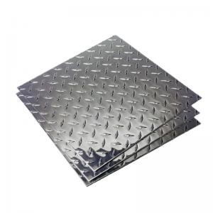 Quality MS Mild Steel Stainless Steel Chequered Plate Embossed SS400 wholesale