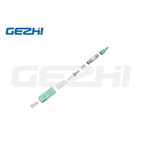 Multimedia Single Mode 0.9mm Fiber Optic Connector SC UPC APC OM3 2.0 3.0 Blue Green