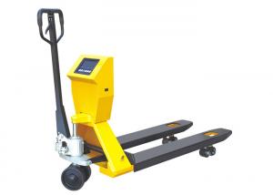 Quality Warehousing Mobile Pallet Truck With Scale High Strength Frame 1150mm​ Fork Length wholesale