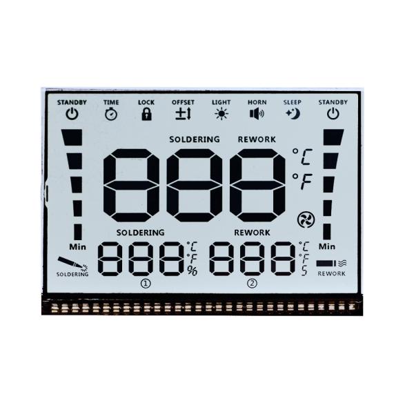 Cheap 1ms Response Time Dot Matrix LCD Display Module With Zebra Connector for sale