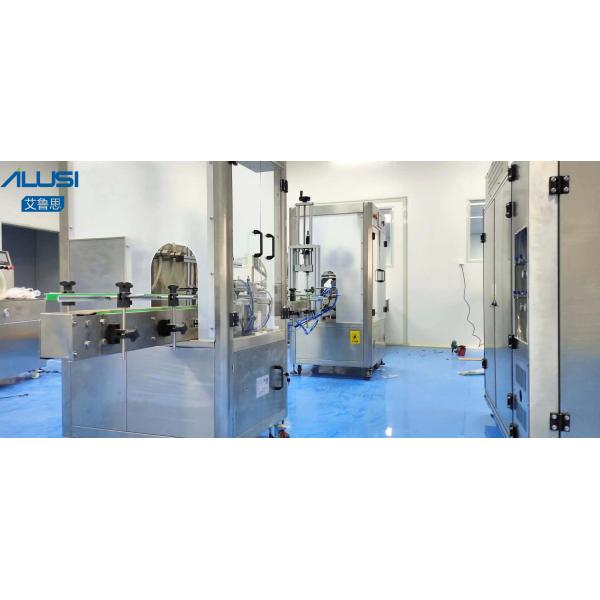 2000bph Fully Automatic Liquid Filling Machine Lotion Capping Labeling Production Line