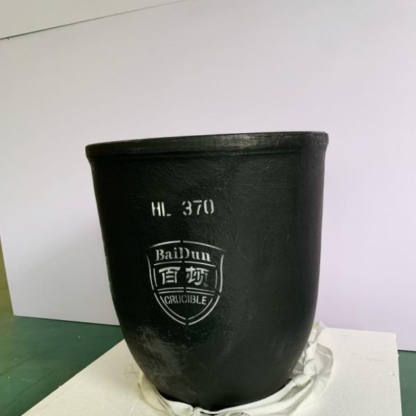 Conventional High Purity Graphite Crucible 1-100kg Round Aluminium Melting Crucible