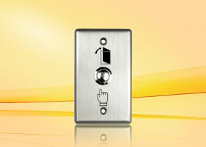 Quality Nickel - Plated Copper Push Button For Access Control , weatherproof push to exit button wholesale