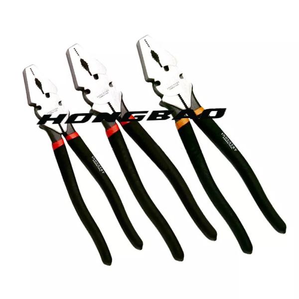 Long Nose Electrician Insulated Combination Plier Drop Forged Soft Handle 6" 7" 8" European