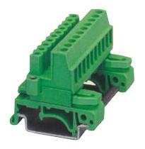 Quality Din Rail Pluggable Terminal Block with Pin Spacing 5.08mm header arrage:24-12 AWG wholesale