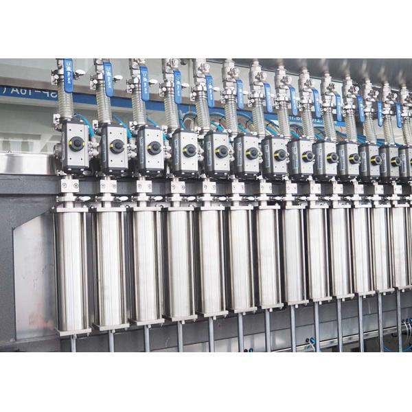 Linear 1-5L Cleaner Filling And Packaging Machine With Diving Filling Nozzle