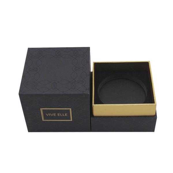 2mm Spot UV Candle Rigid Gift Box With Hot Stamping