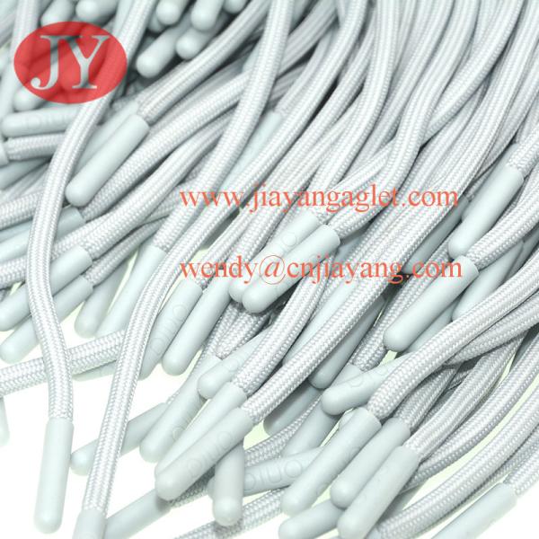 Jiayang black round drawstring elastic drawstring colorful cord for hoodie Flat Drawstrings Board Shorts