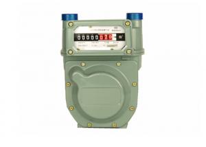 China G1.6 Steel Case Prepaid Gas Meter , Electronic Gas Meter IC Card on sale