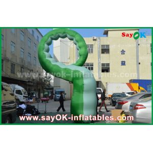 Quality Green Oxford Cloth Inflatable Cartoon Characters / Inflatable Caterpillar wholesale