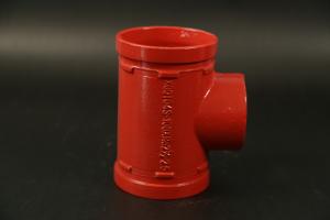 China Ductile Iron Thread Tee Fittings 450-12 High Pressure Resistance on sale
