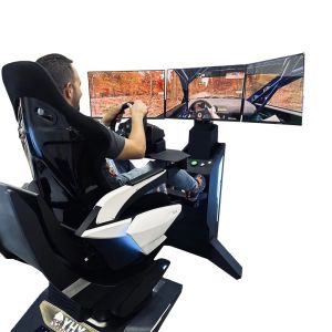 Quality 9d Vr Racing Simulator NO Inflatable 3 DOF motion Driving Car Motion Shopping Mall wholesale