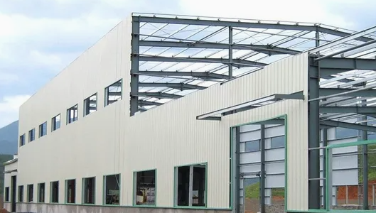 Roofing Sheet Prefabricated Steel Frame Q235 Q345 Metal Warehouse Workshop