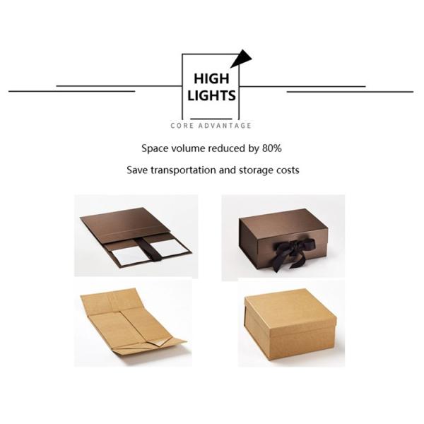 Magnetic Custom Paper Packaging Box , 235-360mm Magnetic Shoe Box