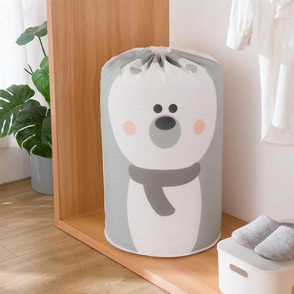 Cartoon Foldable Garment Storage Bag Cotton Blanket Bed Cover Wardrobe Storage Bags