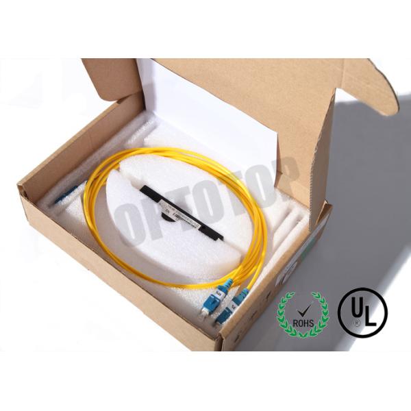 1060 / 1550 nm WDM Fiber Optic Cable Splitter 1 X 2 SC / UPC 2 mm High Channel Isolation