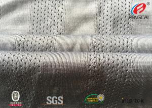 Quality Fast Dry Fit  Athletic Mesh Knit Fabric , Mesh Football Jersey Fabric By The Yard wholesale