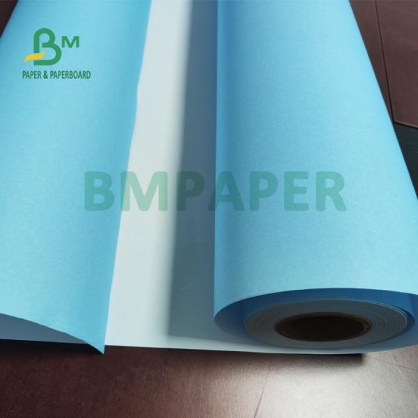 80gsm Single - Sided Blueprint Paper For CAD Printers 30'' x 50yards 2'' Core