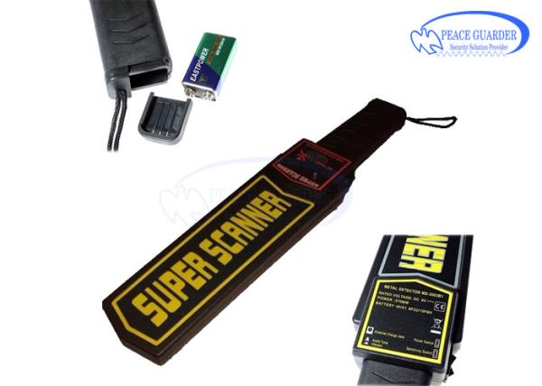 Cheap Body Security Check Handheld Metal Detector With High Sensitivity / Alarm System for sale